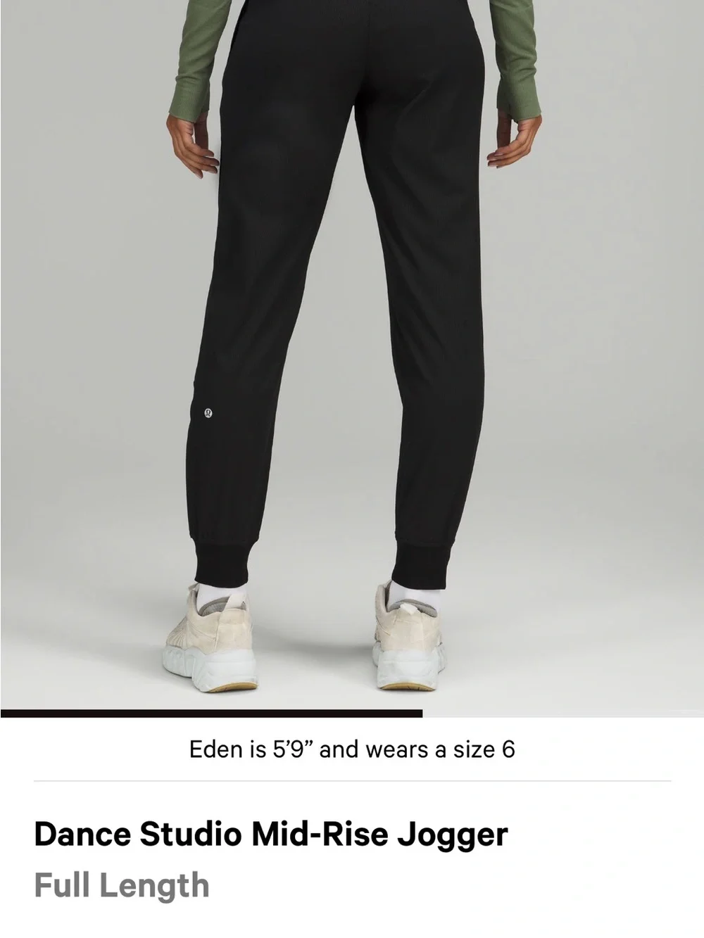 lululemon athletica Black Dance Studio Mid-Rise Joggers